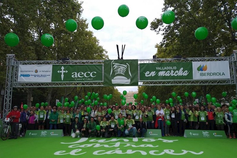 ep linea de salida de la viii marcha contra el cancer de valladolid