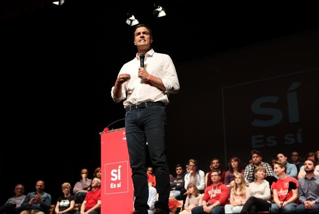 Pedro Sánchez en Alcázar de San Juan | EUROPA PRESS ep pedro sanchezalcazarsan juan