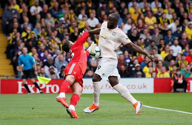 Romelu Lukaku, en un partido con el Manchester United | @PREMIERLEAGUE ep romelu lukaku enpartidomanchester united