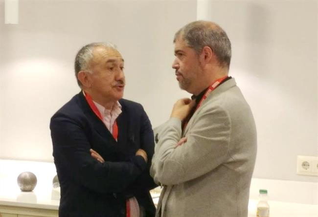 El secretario general de UGT, Pepe Álvarez, y el de CCOO, Unai Sordo | CCOO ep secretario generalugt pepe alvarez yde ccoo unai sordo