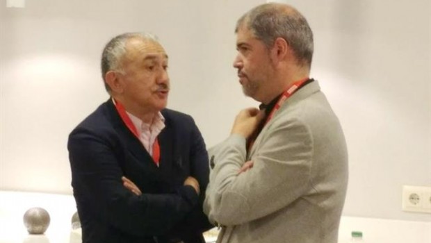 ep secretario generalugt pepe alvarez yde ccoo unai sordo