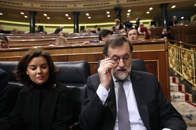 Soraya Sáenz de Santamaría y Mariano Rajoy | EUROPA PRESS ep soraya saenzsantamariamariano rajoy