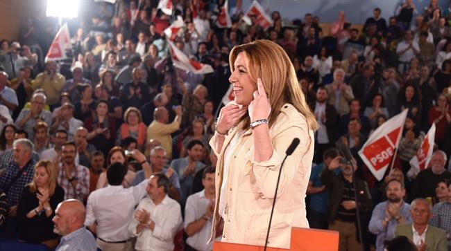Susana Díaz, en un acto en Hinojos. | EUROPA PRESS/PSOE-A ep susana diaz enactohinojos