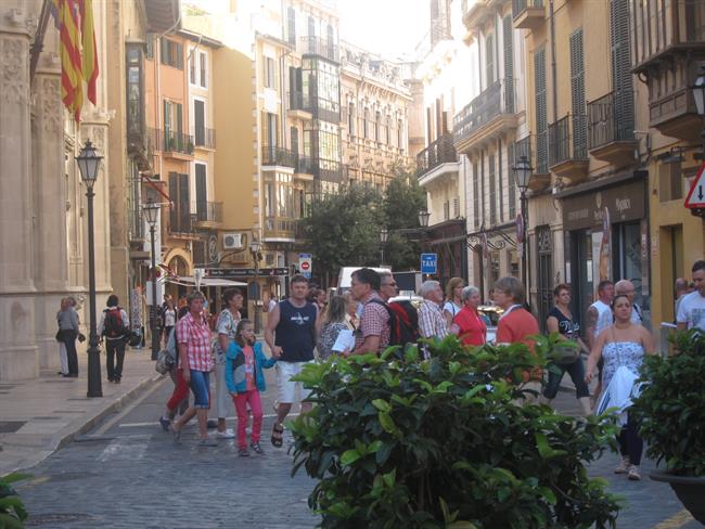 Turistas en Palma | EUROPA PRESS ep turistaspalma