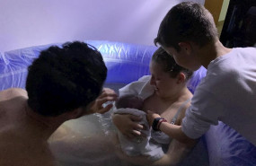 ep una de las familias que durante el periodo de confinamiento ha dado a luz en casa