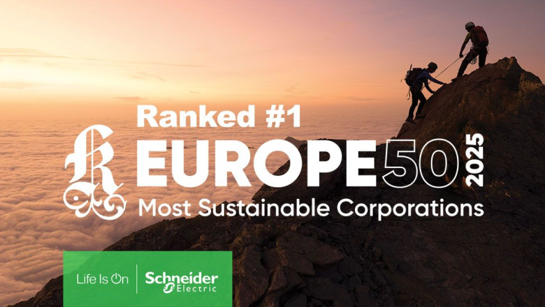 schneider electric reconocida como la empresa mas sostenible de europa por corporate knights