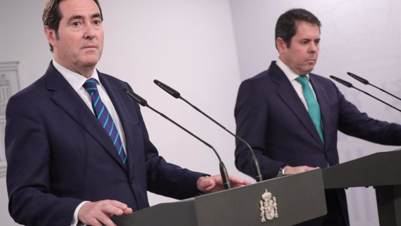 ep archivo el presidente de la ceoe antonio garamendi izda y el presidente de cepyme gerardo ep archivo el presidente de la ceoe antonio garamendi izda y el presidente de cepyme gerardo