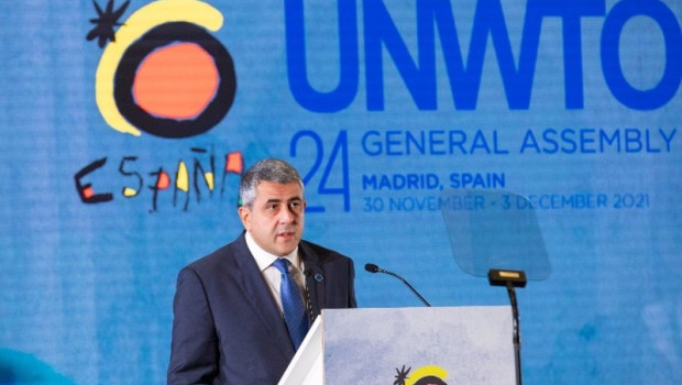 ep archivo   zurab pololikashvili secretario general de la omt durante la 24 asamblea general del