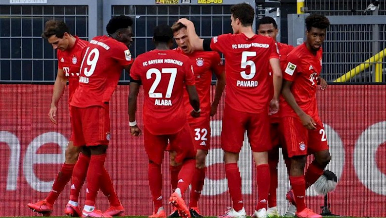 ep el bayern celebra el gol de la victoria ante el dortmund ep el bayern celebra el gol de la victoria ante el dortmund