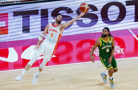 ep el capitan de la seleccion espanola de baloncesto rudy fernandez en las semifinales del mundial