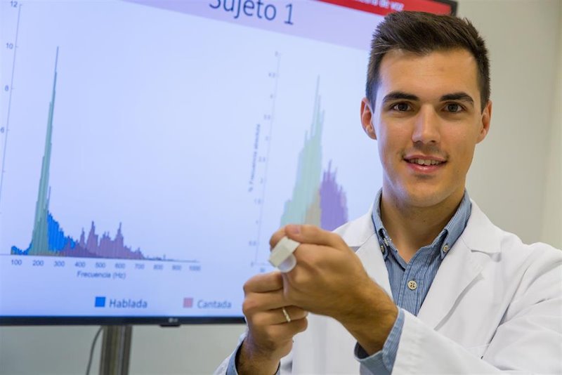 ep el ingeniero marcos llorente que ha desarrollado un dispositivo que detecta lesiones de voz