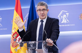 ep el portavoz del psoe en el congreso patxi lopez ofrece una rueda de prensa posterior a la junta