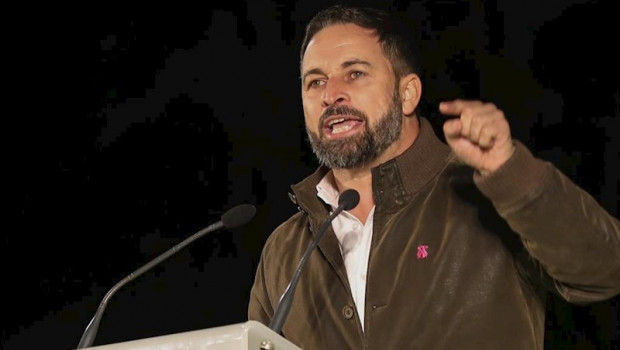 ep el presidente de vox santiago abascal durante su intervencion en dos hermanas sevilla 05 de 20191106234804