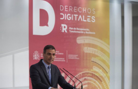 ep el presidente del gobierno pedro sanchez interviene en la presentacion de la carta de derechos
