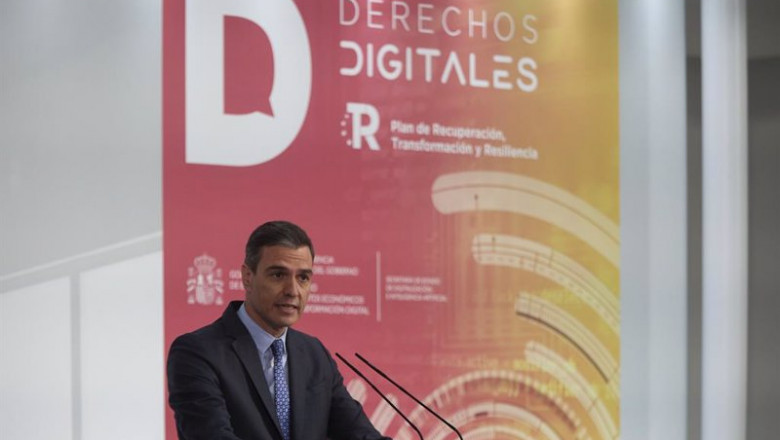 ep el presidente del gobierno pedro sanchez interviene en la presentacion de la carta de derechos ep el presidente del gobierno pedro sanchez interviene en la presentacion de la carta de derechos
