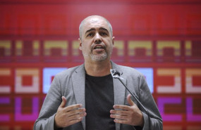 ep el secretario general de ccoo unai sordo interviene tras la reunion que mantuvo con la ministra