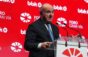 ep el vicepresidente del bce luis de guindos en el foro gran via en bilbao