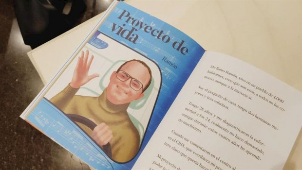 ep imagen del libro relatos de vida editado por la compania farmaceutica janssen y 14 asociaciones