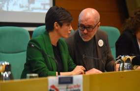 ep la ministra de vivienda y agenda urbana isabel rodriguez i junto al secretario general de ccoo