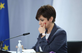 ep la ministra portavoz isabel rodriguez este martes en la rueda de prensa tras la reunion del