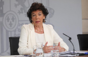 ep la portavoz del gobierno y ministra de educacion en funciones isabel celaa durante su