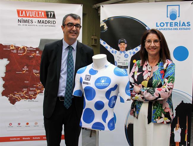 La Presidenta de LAE, Inmaculada García, y Javier Guillén | LOTERÍAS Y APUESTAS DEL ESTADO ep la presidentalae inmaculada garcia y javier guillen