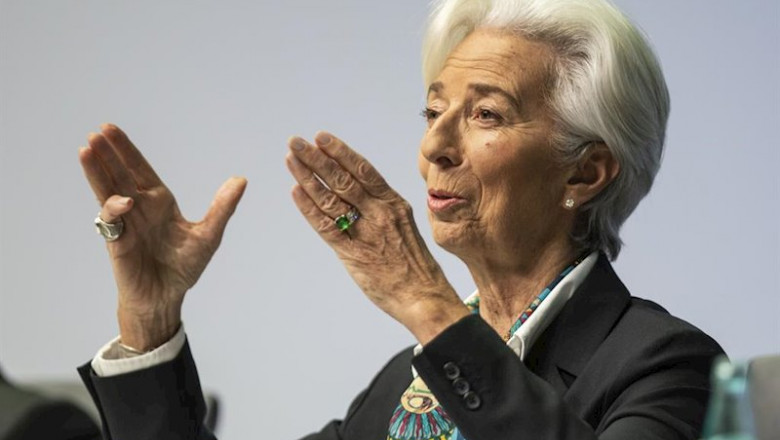 ep main president of the european central bank ecb christine lagarde speaks during her first press ep main president of the european central bank ecb christine lagarde speaks during her first press