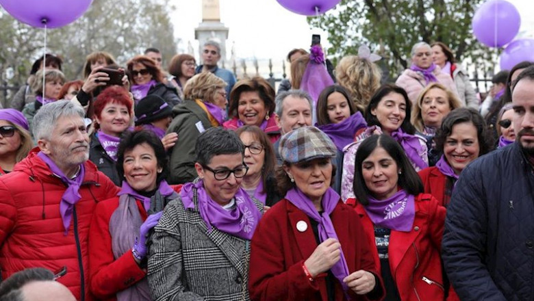 Manifestación del 8M (Día Internacional de la Mujer) en Madrid | Jesús Hellín - Europa Press ep manifestacion del 8m dia internacional de la mujer en madrid