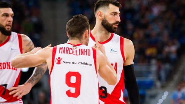 Marcelinho Huertas y Tornike Shengelia (Baskonia) | ACB PHOTO - I. MARTÍN - Archivo ep marcelinho huertastornike shengelia baskonia