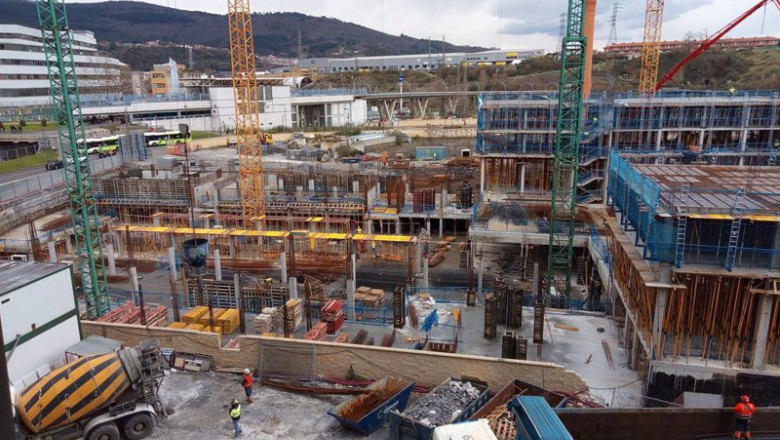 ep obras de construccion de nuevas viviendas en bolueta bilbao
