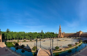 ep panoramica de la plaza de espana de sevilla