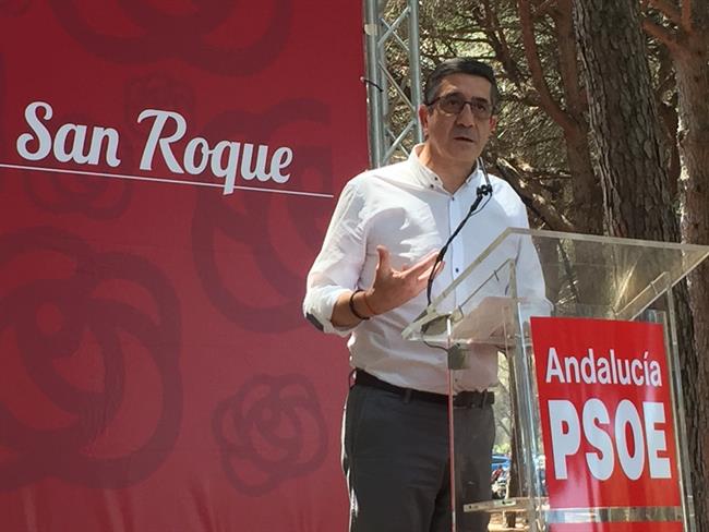 Patxi López, en San Roque (Cádiz) | PSOE - Archivo ep patxi lopez en san roque cadiz