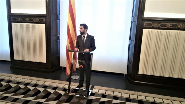 Roger Torrent, presidente del Parlament. | EUROPA PRESS ep roger torrent presidenteparlament 20180321214202