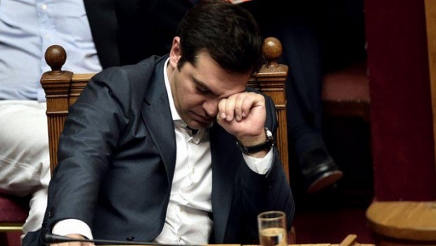 Tsipras meditando