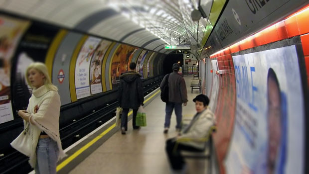 dl london underground tube tfl transport for london train rail station platform pd