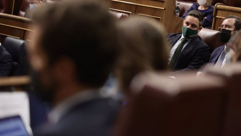 Archivo - El líder de Vox, Santiago Abascal, en una sesión plenaria en el Congreso | Eduardo Parra - Europa Press - Archivo ep archivo el lider de vox santiago abascal en una sesion plenaria en el congreso