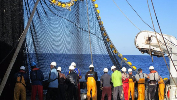 ep archivo   tareas de pesca en un barco de cerco de la flota atunera espanola