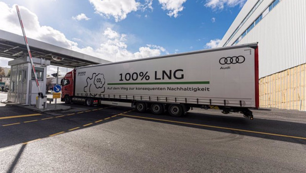 ep camion de gas natural utilizado por audi