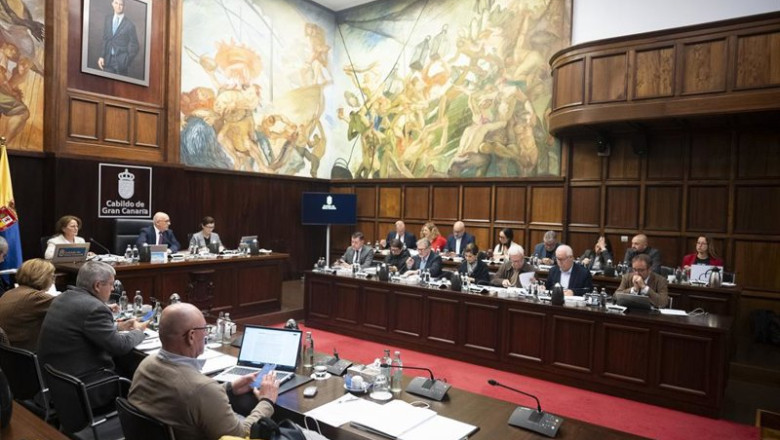 El Pleno del Cabildo de Gran Canaria | CEDIDO POR CABILDO DE GRAN CANARIA ep el pleno del cabildo de gran canaria