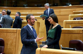 ep el portavoz del partido popular en el senado javier maroto y la portavoz de ciudadanos en el