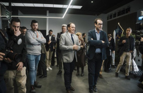 ep el president de la generalitat juanfran perez llorca durante su visita este lunes a pld space en