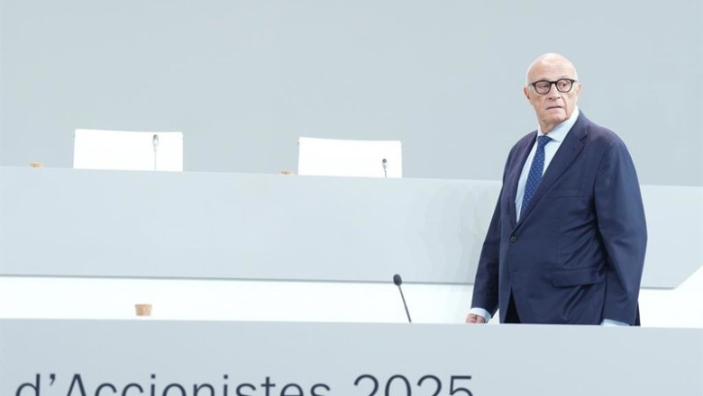 El presidente del Banco Sabadell, Josep Oliu. | David Zorrakino - Europa Press ep el presidente del banco sabadell josep oliu durante la junta general extraordinaria de