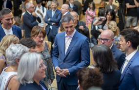ep el presidente del gobierno pedro sanchez clausura el acto mas vivienda publica mas vivienda