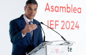 ep el presidente del gobierno pedro sanchez interviene durante la clausura de la asamblea anual del