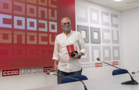 ep el secretario general de de ccoo unai sordo a su llegada a una rueda de prensa de un encuentro
