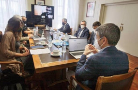 ep el secretario general de seguridad social y pensiones israel arroyo en el encuento mantenido con