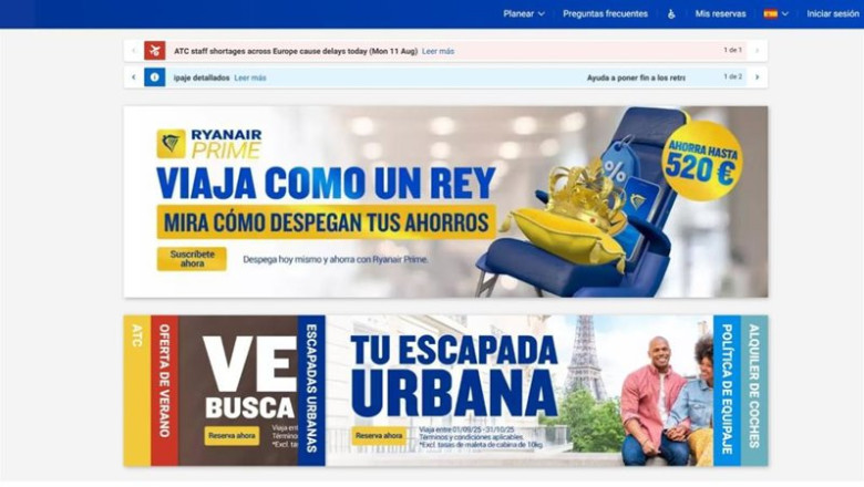 ep facua denuncia a ryanair por dificultar el check in online a los pasajeros que vuelan sin