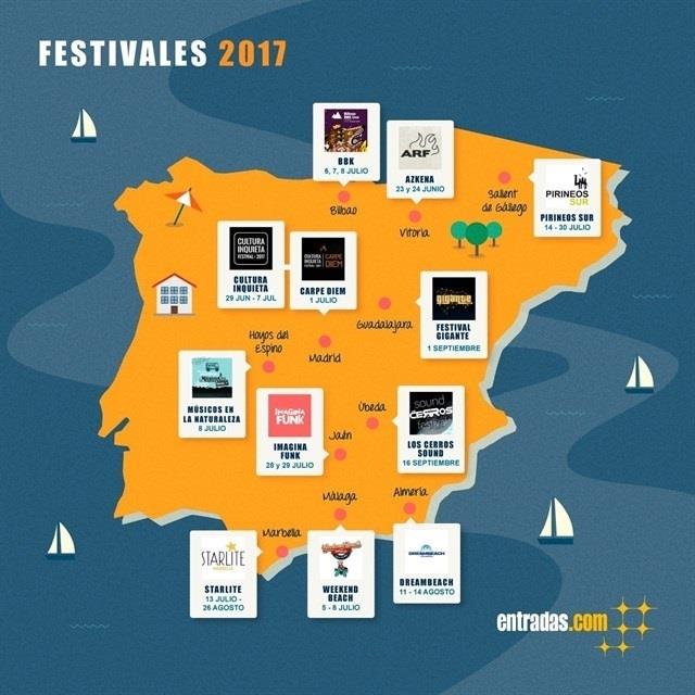 Festivales de Música 2017 | ENTRADAS.COM ep festivalesmusica 2017