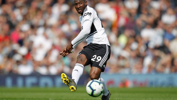 ep fulham midfielder andre-frank zambo anguissa 29 passes during the premier league match between fulham and manchester city at craven cottage london england on 30 march 2019 photo ian stephenprosportsimages dppi