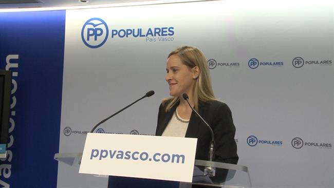 Imagen de Archivo . Amaya Fernández en una rueda de prensa en Bilbao. | Europa Press - Archivo ep imagenarchivo amaya fernandezuna ruedaprensabilbao